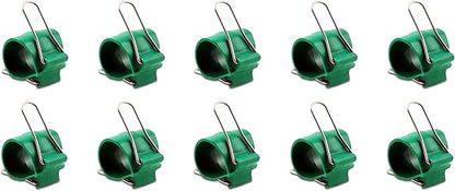 Reusable Greenhouse Clips Made in USA – Orchid Clips, Plant Support Clips & Cord Clips – Heavy-Duty, Weather-Resistant & Durable – Secure Stems, Vines, Wires, Cables, Tomato Plants – Indoor & Outdoor