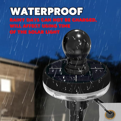 ZMTECH 2PC Flagpole Solar Light, Solar Flag Pole Lights, Outdoor Waterproof LED for 5-10FT Flag Poles, Flag Light Fits 1in Diameter Poles, Auto On/Off & Solar Charging (Black)