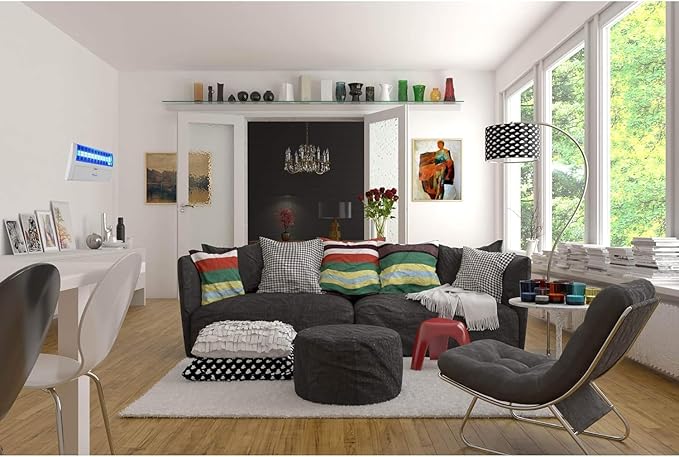 Awoco LED 13W 100V-240V Wall Mount Sticky Fly Trap Lamp XL 78” Extra Long Power Cord for Capturing Flies, Mosquitoes, Moths and Flying Insects (Fly Trap XL)