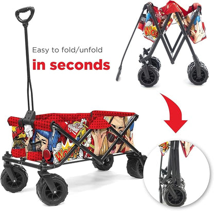 Creative Outdoor Original Folding Wagon All-Terrain Wheels