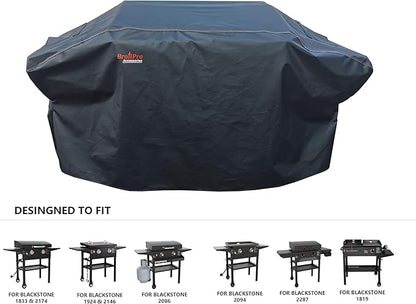 Griddle Cover for Blackstone 28" Griddle Cooking Station with Hood, Waterproof Fabric Flat Top Gas Griddle Cover, Black