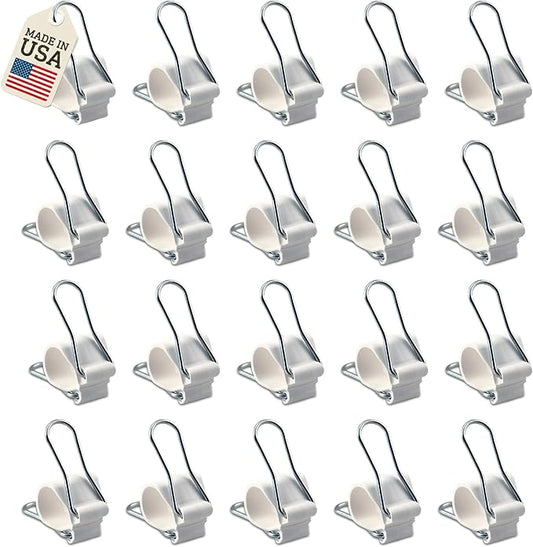 Reusable Plant Clips Made in USA – Orchid Clips, Plant Support Clips & Cord Clips – Heavy-Duty, Weather-Resistant & Durable – Secure Stems, Vines, Wires, Cables, Tomato Plants– Indoor & Outdoor