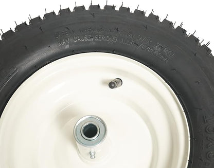 SCENIC ROAD Wheelbarrow Replacement Tire, 16" Wheel with Bearing and Grease Fitting, 4-Ply Turf Tire