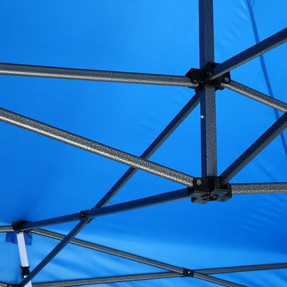 COBIZI 10x10 Pop Up Canopy Without Sidewall,Heavy Duty Canopy UPF 50+ All Season Wind Waterproof Commercial Outdoor Wedding Party Tents for Parties Canopy Gazebo with Carry Bag(10 x 10 ft Black)
