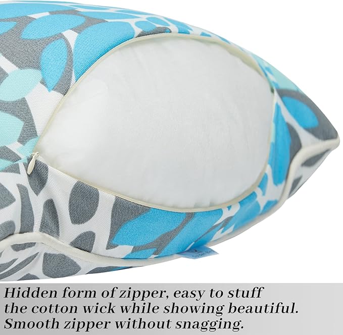 JMGBird Outdoor Pillow Covers 12x20 Inch Outdoor Lumbar Pillow Covers Home Decor for Furniture, Patio, Couch, Bed, Sofa, Bedroom
