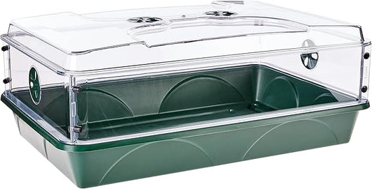 EarlyGrow 93774 Domed Propagator, 1 Height Extender, Green