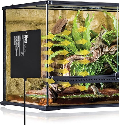 iPower 8 by 12-Inch 16W Reptile Heat Mat, Under Tank Warmer Terrarium Heat Pad for Turtles Lizards Frogs and Other Small Animals, Multi Sizes
