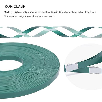 Heavy Duty Packaging 3pcs 5/8"(16mm) x 0.35" x 330'Light green Industrial-Grade Polyester(PET)Strapping Roll,Pallet Strap Coil for packaging strapping tool- 1400 lbs Break Strength(990ft Green)