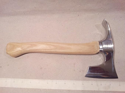 Stainless Steel Elegant Small Bearded Hatchet/Axe Combined with Adze Blade