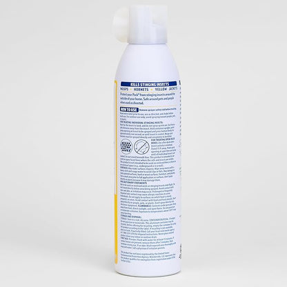 Wondercide - Wasp and Hornet Killer Aerosol Spray with Natural Essential Oils - Kill Wasps, Hornets,and Yellow Jackets - for Porch, Patio, and Outdoor Areas - Pet and Family Safe - 10 oz - 2 Pack