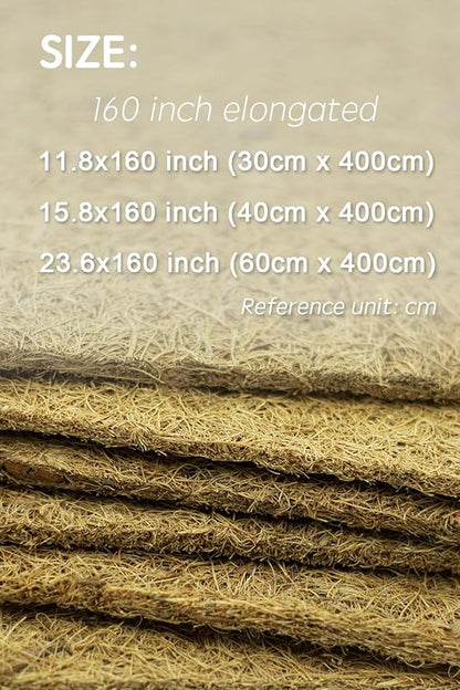 Coco Liner Roll, Extra Large 24x160 inch Natural Coconut Liners for Planter Flower Basket, Natural Coconut Fiber mat, Garden Decoration, Animal pet pad, Reptile Carpet