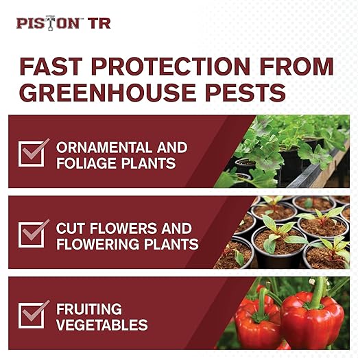Atticus Piston TR Greenhouse Fogger (12 Pack) - Total Release Chlorfenapyr Insecticide/Miticide - Controls Mites, Thrips, Caterpillars, and Adult Fungus Gnats