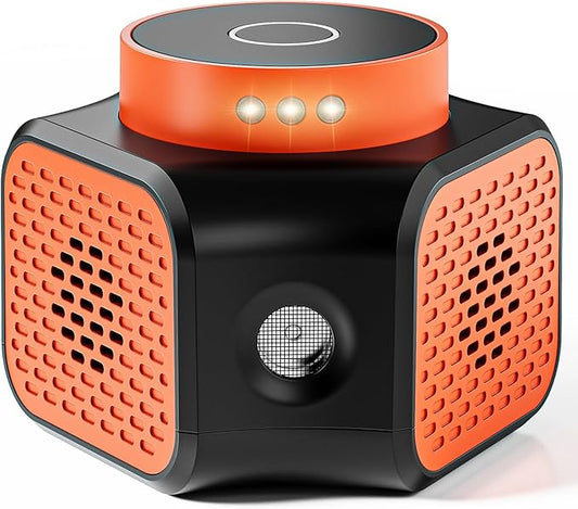 Meilen Mouse Repellent, Mice Repellent Ultrasonic Plug in, Mice Repellent Device Indoor, Squirrel Repellent, Rat Control with Ultrasounds and 9 Strobe Lights for House Garage (1 Pack)