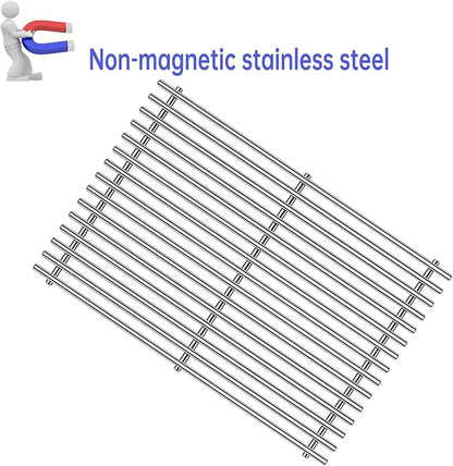 7636 7638 7639 Grill Grates Grill Parts for Weber Spirit Grill Spirit E-310, E-320, S-310, S-320, Spirit II E/S-310, GS4 300 Series, 17 Inch Porcelain Steel Flavorizer Bars Grid Replacement