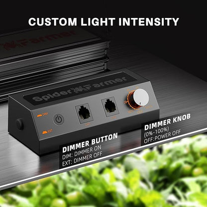 Spider Farmer 5L Smart Humidifier and SF2000 Grow Light