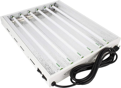 2Ft X 18In 6Lamps 150W T5 Fluorescent Grow Lights with 6500K Sun :Ight Grow Lamps and 15000 Lumens & High PPFD, Great for Seeding, Colon, and VegGrowing Stages of Indoor Plant. Fast Growing!