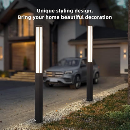 Outdoor Landscape Path Lights, 3000K Warm Pathway Lighting (98 Inches)