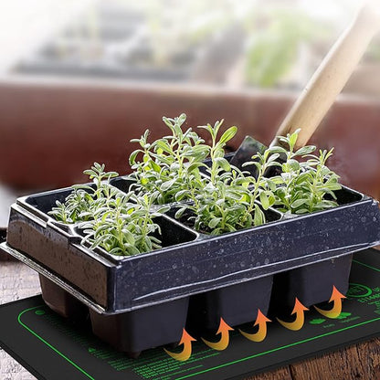 GYTF 21Watts Seedling Heat Mat - MET Standard Warm Hydroponic Heating Pad for Indoor Gardening, Durable Waterproof 10" x 20.75"