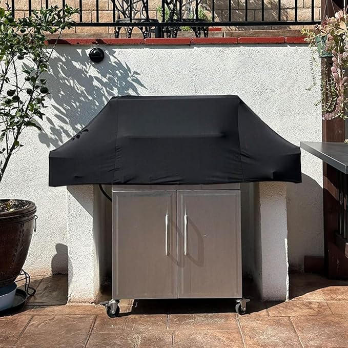 Short BBQ Grill Cover Lightweight Waterproof Outdoor Summer BBQ Gas Grill Covers 58 inches