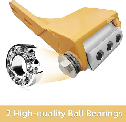 Log Peeler,Log Debarking Tool,Chainsaw Attachment for Wood Debarking,Chainsaw Accessories,Timber Framing Tool,Factory Outlet (Yellow)