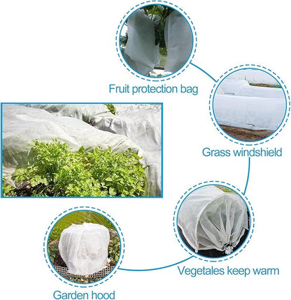 2 Pack Plant Covers Freeze Protection 10 x 30FT 1.2oz Frost Cloths Forst Blankets for Winter Floating Row Cover Frabic Plant Cover for Outdoor Vegetables Garden