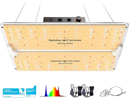 Spider Farmer 5L Smart Humidifier and SF2000Pro Grow Light