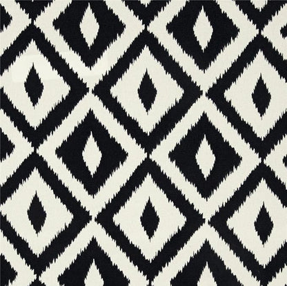 RSH DECOR Deep Seating Cushion with Pillow Back | 23.5” x 25” Seat | Water and Fade-Resistant Spun Fabric | Outdoor Chair Cushion Set for Patio Furniture | Black White Aztec