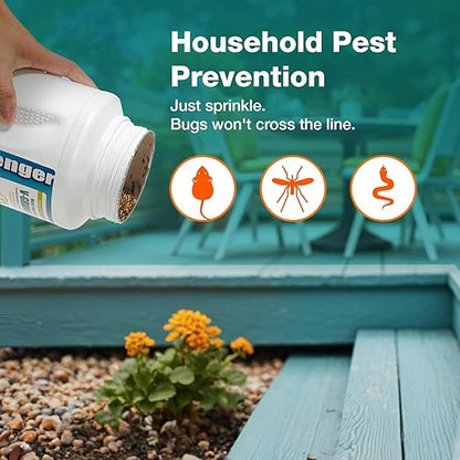 EcoVenger Multi-Purpose V-Granules 1.95LB Jug, Horticulture or Household Use for Indoor & Outdoor Protection Against Insects and Rodents, Improves Soil & Promotes Rooting, 100% Natural, Safe for Kids