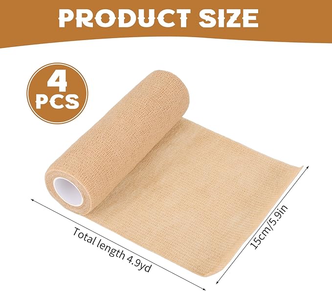4 Rolls Burlap Tree Wrap - 6" X 157" Gardening Burlap Roll Winter Outdoor Trunks and Shrubs Protection Wraps Protection Tree Covers for Freeze, Frost & Wind Protection