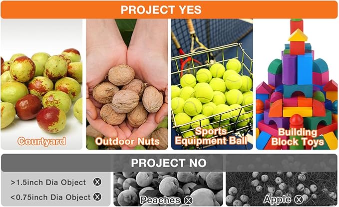 Acorn Picker Upper Roller, Telescopic 26.3 to 56.3in Nut Gatherer Rolling, Yard Picker Nut Collector Tool for Walnuts Chestnut Sweet Gum Balls Tennis Ball