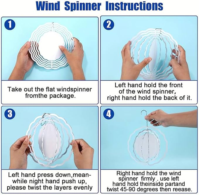 Virgin Mary Prayer Wind Spinner, Metal Wind Spinners Outdoor Indoor, Religious Virgin Mary Hanging Garden Decor for Outside, Stainless Wind Spinners for Yard and Garden 10 inch 3D (25.76X25 CM)