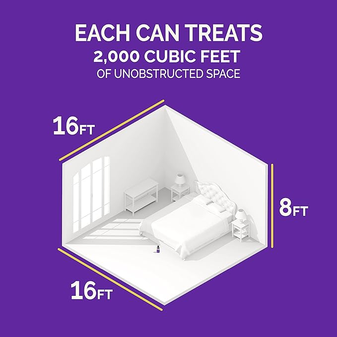 Hot Shot BedBug And Flea Fogger 3 Count-2 Ounce Cans, With Nylar, Inhibits Flea Reinfestation