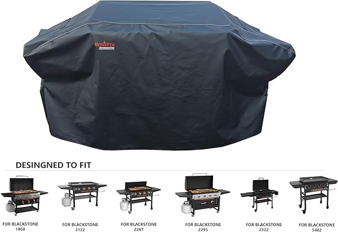 Griddle Cover for Blackstone 36" Griddle Cooking Station with Hood,Waterproof Fabric Flat Top Gas Griddle Cover, Black
