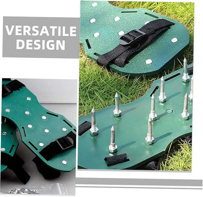 Lawn Aerator Shoes Straps 16Pcs Adjustable Nylon Shoelaces for Garden Grass Aerating Sandals Durable Lawn Care Tool for Patio and Outdoor Use
