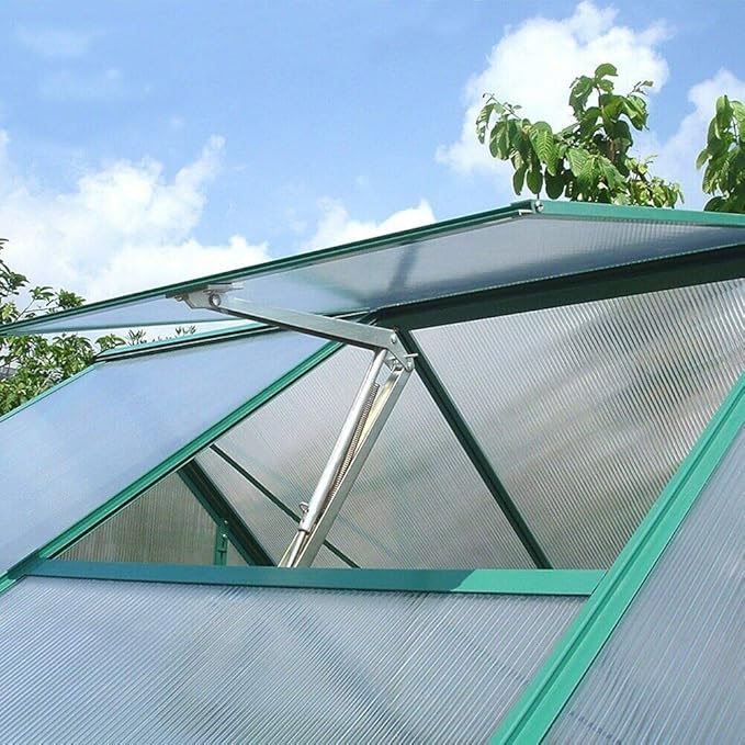 Greenhouse Auto Vent Opener Automatic Roof Vent Opener Greenhouse Solar Powered Greenhouse Accessories Heat Sensitive Ventilation Kit Gardening Tools, Lifts 15lbs for Hothouse Cold Frame