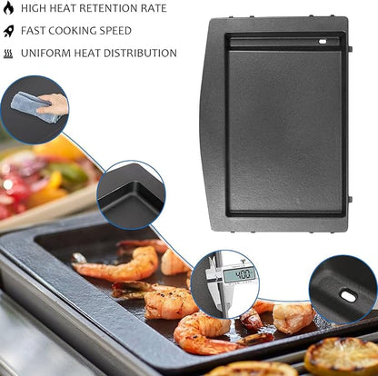 Grill Griddle for Weber Genesis II 300 Series II E 310, II S-310, II E-315, II E-335, II S-335, II SE-335, II LX S-340, Genesis II E-610, II LX E-640, Genesis 2 Cast Iron Grill Parts for Weber 7599