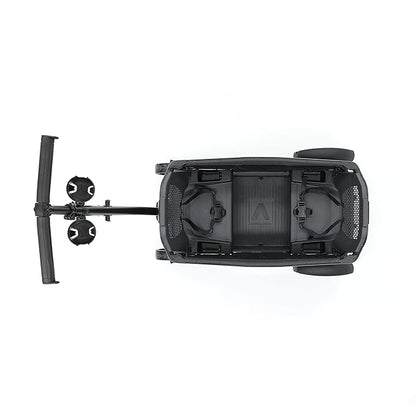 Veer All-Terrain Cruiser | Premium Off-Road Wagon Stroller for Babies, Toddlers, and Kids | Push/Pull/Push-Along Steering for Uneven Terrain | JPMA Certified | Lightweight and Collapsible | 2 Seats