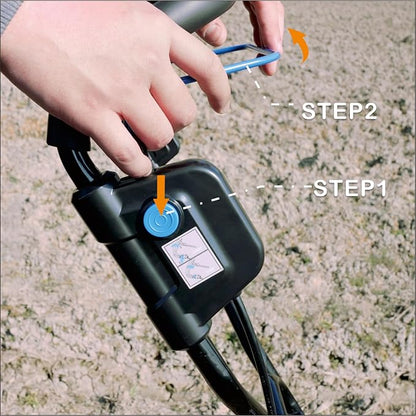 40V Cordless Tiller Cultivator,16 Huge SteelTines Garden Tiller,8.6 inch Wide BatteryPowered Garden Cultivator,(2 4AH Battery andCharger Included)