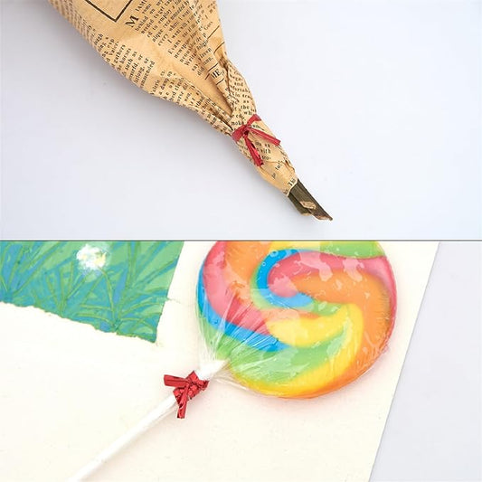 800 PCS 5" Gold Metallic Twist Ties for Bakery Ties,Candy Bags,Coffee Bags, Goodie Bags Ties