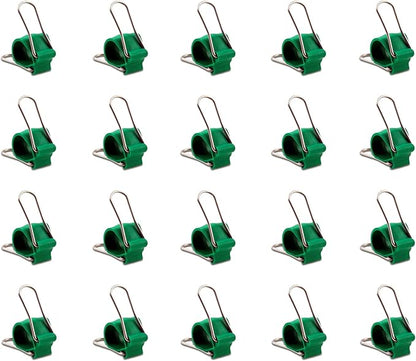 Reusable Greenhouse Clips Made in USA – Orchid Clips, Plant Support Clips & Cord Clips – Heavy-Duty, Weather-Resistant & Durable – Secure Stems, Vines, Wires, Cables, Tomato Plants – Indoor & Outdoor