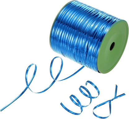 Metal Twist Ties, 350 Yards Metallic Twists Tie Bread Twisty-Ties for Party Decoration/Garden Plant/Gift Wrapping Bag/Cake/Pops Candy/Bakery Bags [Blue]