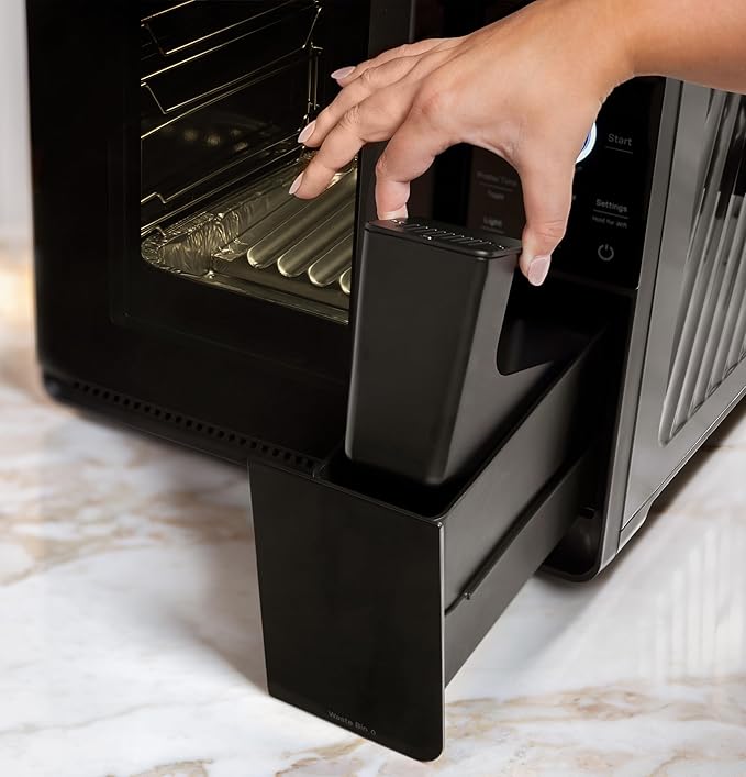 GE Profile™ Smart Indoor Pellet Smoker + Accessories Bundle, Includes Four 1lb Bag of Pellets, Pellet Strainer, 20-pack of Drip Pan Liners, and Prep Tray