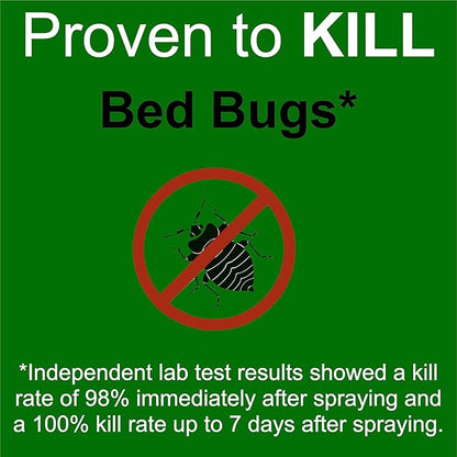 Travel Bed Bug & Mite Killer Spray by Premo Guard 3 oz – Child & Pet Safe – Fast Acting – Stain & Odor Free – Best Protection – Carryon Bag Approved