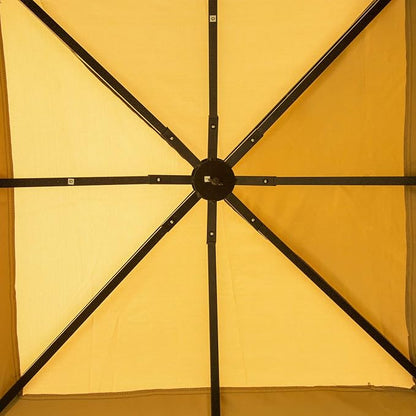 Sunnyglade 10' x10' Gazebo Canopy Soft Top Outdoor Patio Gazebo Tent Garden Canopy for Your Yard, Patio, Garden, Outdoor or Party