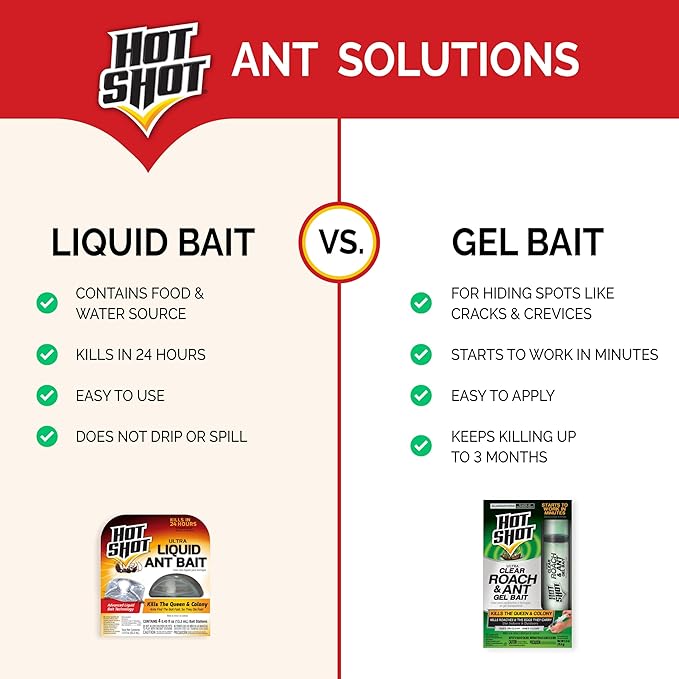 Hot Shot Ultra Liquid Ant Bait, 4 Count, 1 Pack