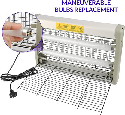 mafiti Electric Bug Zapper, Powerful 20w Fly Zapper Traps Indoor Electric Mosquito Zapper Fly Killer Gnats Fruit Trap for Home Restaurants Kitchen Garden 2Pack