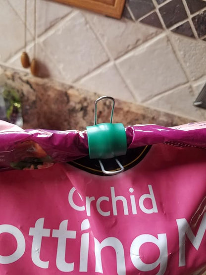 Reusable Greenhouse Clips Made in USA – Orchid Clips, Plant Support Clips & Cord Clips – Heavy-Duty, Weather-Resistant & Durable – Secure Stems, Vines, Wires, Cables, Tomato Plants – Indoor & Outdoor