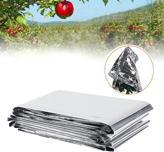 Mylar Sheet,6Pcs High Silver Reflective Mylar Film for Plant Growth | First Aid | Outdoor Survival Mylar Blanket Environmentally-Friendly Mylar Film Foil Sheet for Greenhouse 82.68 x 47.24in