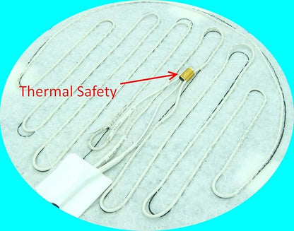 Brewing & Fermentation Heat Pad for Homebrew Beer & Wine Fermenting 120VAC 12 or 25 Watt Heating Mat: Safe for Plastic/Glass Carboy Fermentors w/Heater Temp Strips (10" - 12 Watts (Black))