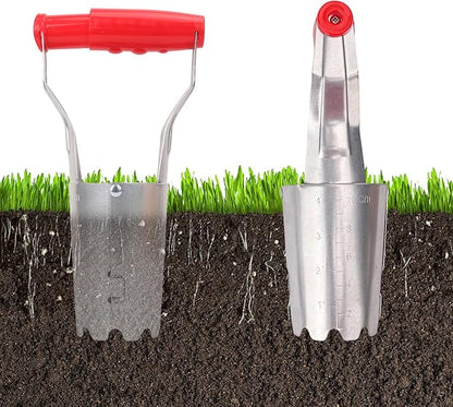 10 Pack Bulb Planter Tool - Bulb Transplanter with Marked Depth, Tulip Bulb Planter Tool - Versatile Tulip Plant Tools for Efficient Planting for Bulbs and Daffodils